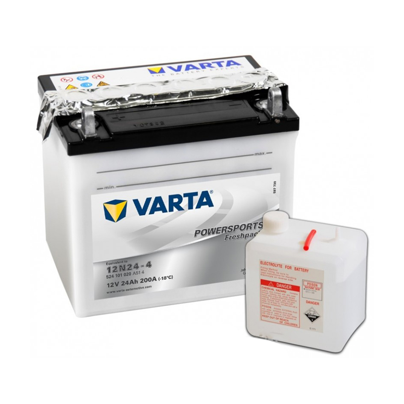 VARTA MOTO - 12V 24Ah 200 AEN 186x125x178 