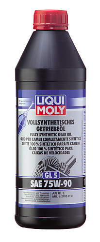 LIQUI MOLY Vollsynthetisches Getriebeöl GL5 75W90 - 1L