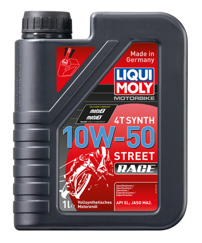 LIQUI MOLY Motorbike 4T Synth Street Race 10W50 - 1L