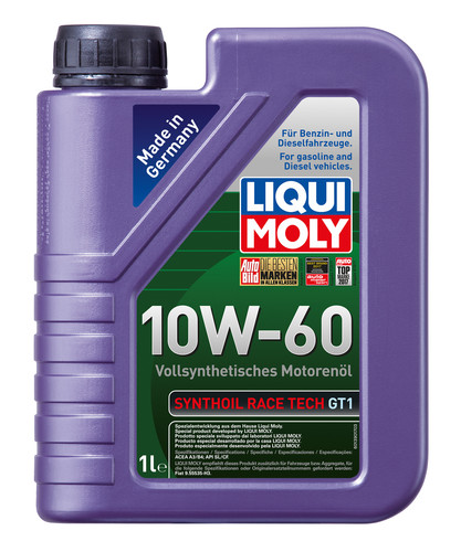 LIQUI MOLY Synthoil Race Tech GT1 10W60 - 1L