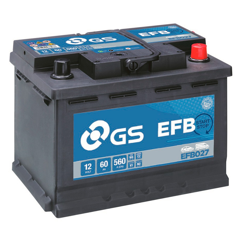 Batteria auto EFB 60ah - 560en Start&Stop