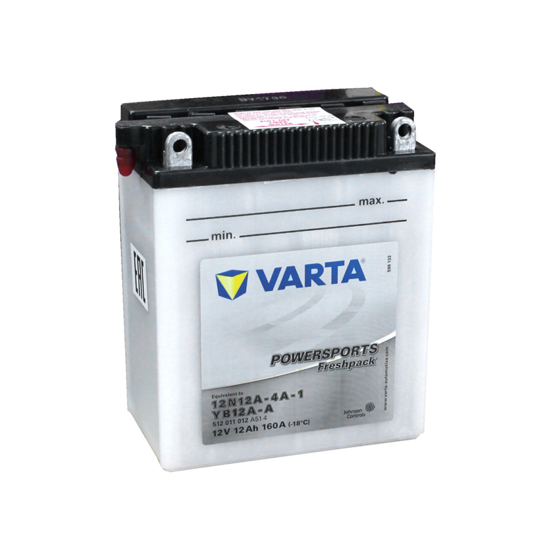 VARTA MOTO - 12V 12Ah 160 AEN 136x82x161  