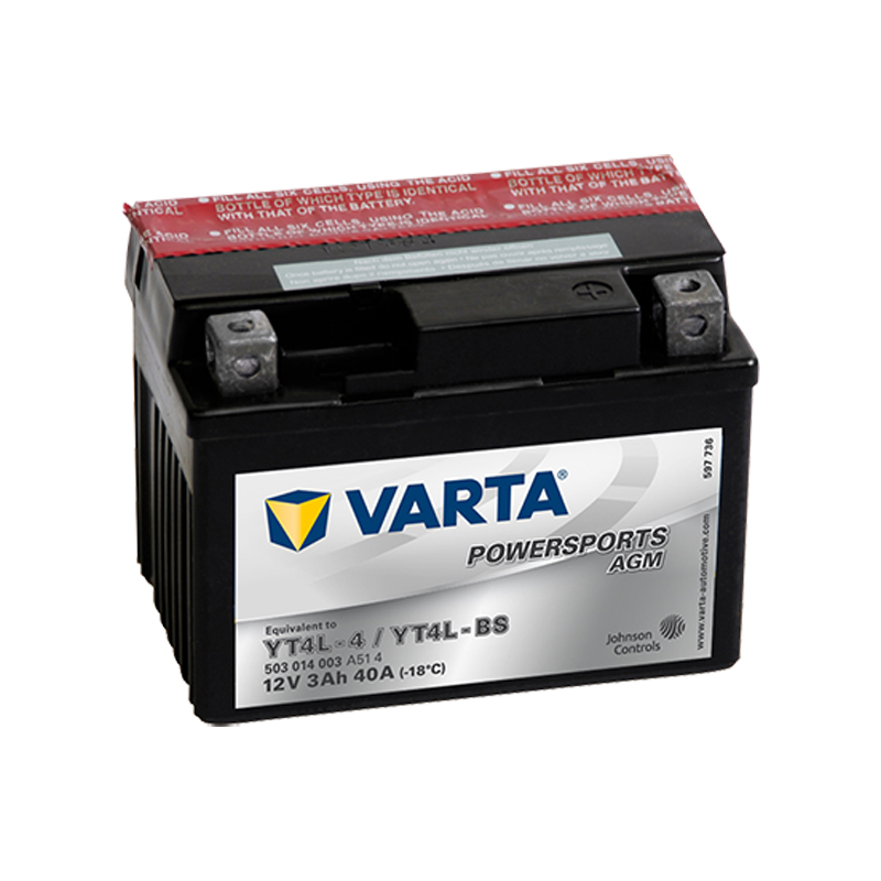 VARTA MOTO AGM - 12V 3Ah 40 AEN 114x71x86